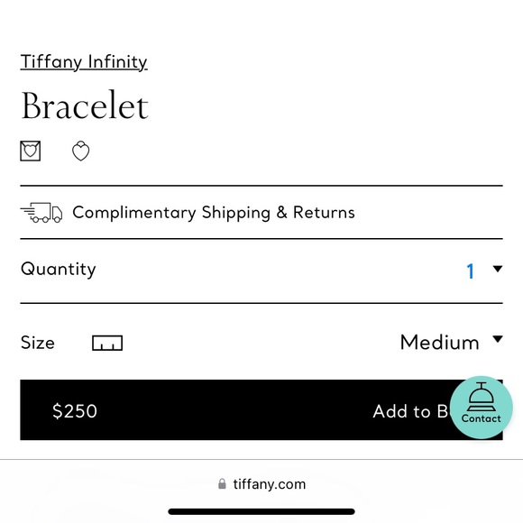Tiffany Infinity Bracelet - Picture 3 of 3